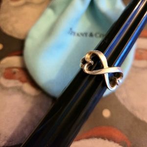 Tiffany & Co. Double Heart Infinity Ring